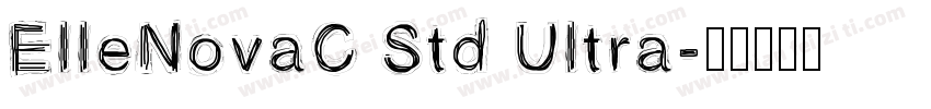 ElleNovaC Std Ultra字体转换
